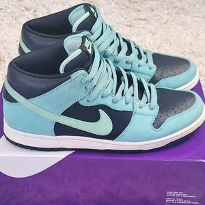 🛑SOLD🛑 Rare 2012 Nike SB Dunk Mid Sea Crystal BLACK MEDIUM MINT SEA CRYSTAL